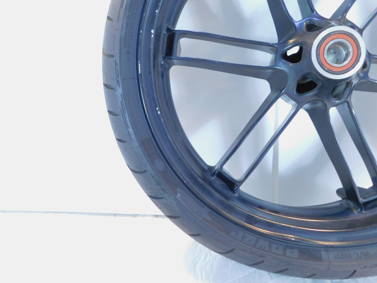 Buell XB9R XB12R Firebolt & Lightning & 1125R Black Front Wheel Rim Rotor & Tire - C3 Cycle