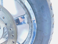 2011- 2012 Harley Davidson Sportster XL1200C Custom Chrome Rear Wheel Rim & Tire - C3 Cycle