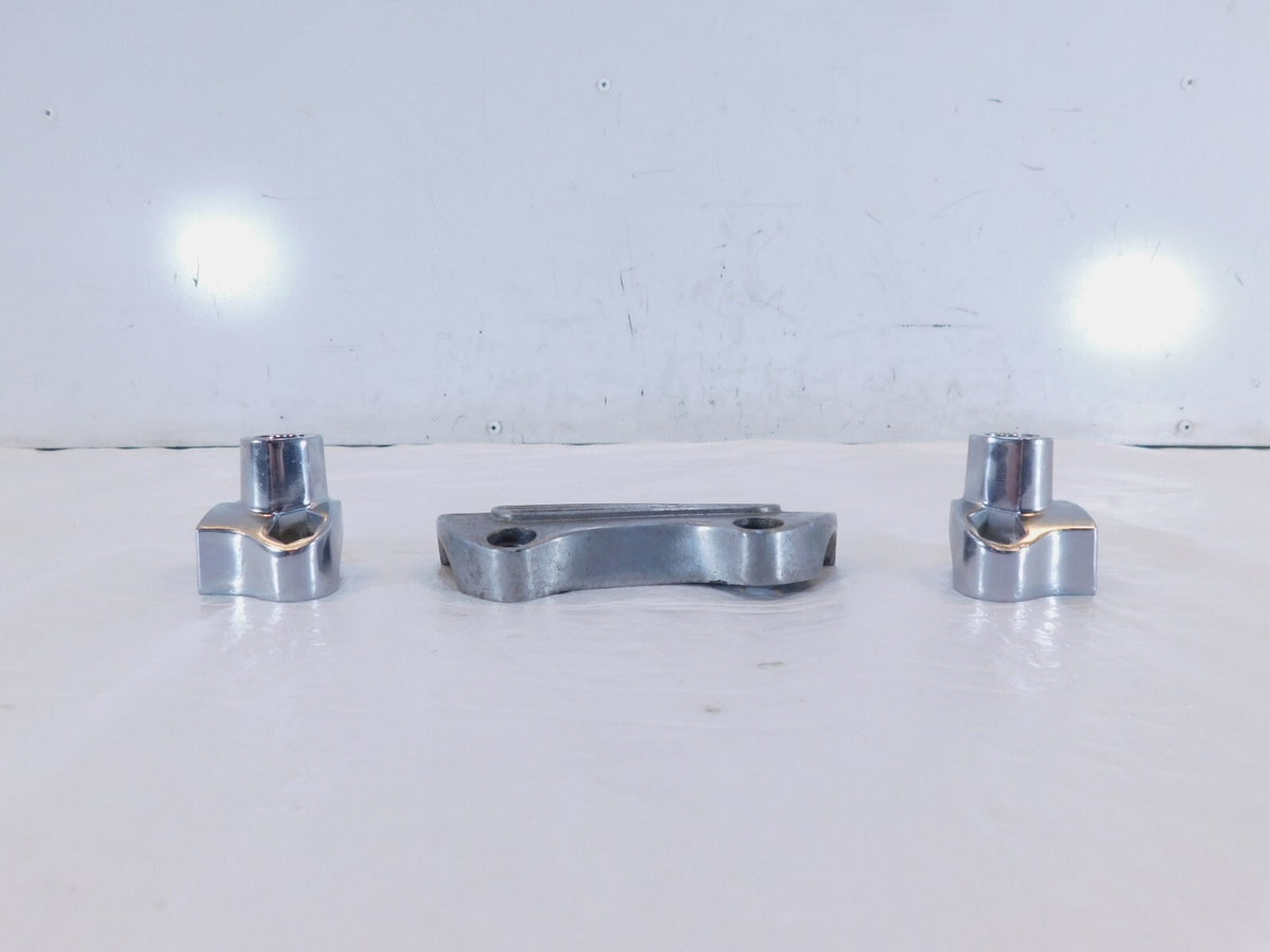 Harley Davidson Sportster 883 1200 Top Chrome Handlebar Handle Bar Riser Bracket - C3 Cycle
