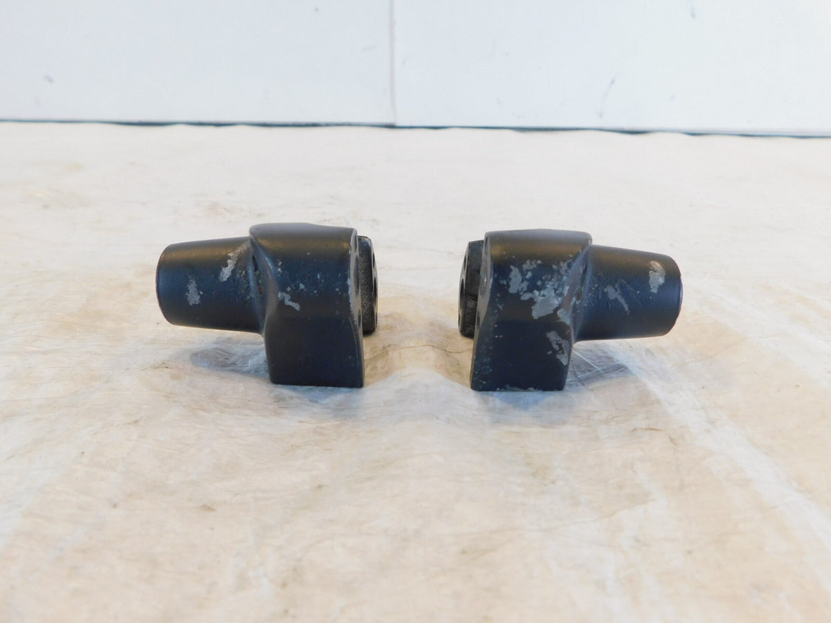 Harley Davidson Sportster 883 & 1200 & Dyna Black Handlebar Bar Riser Clamps