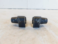 Harley Davidson Sportster 883 & 1200 & Dyna Black Handlebar Bar Riser Clamps