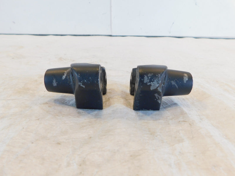 Harley Davidson Sportster 883 & 1200 & Dyna Black Handlebar Bar Riser Clamps