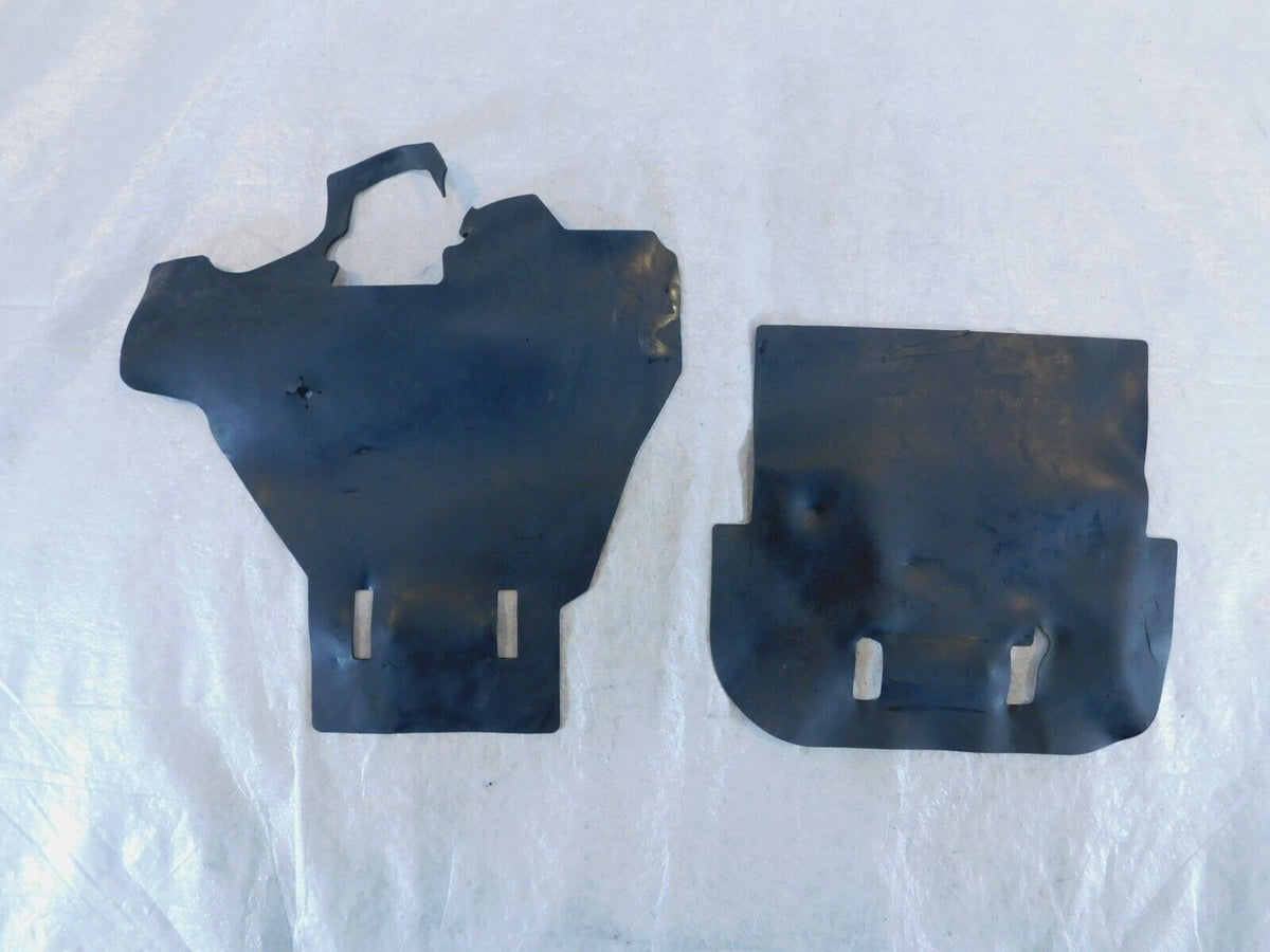 1998-2001 Honda VFR800FI Interceptor 800 Rear Rubber Heat Guard Protector Covers - C3 Cycle