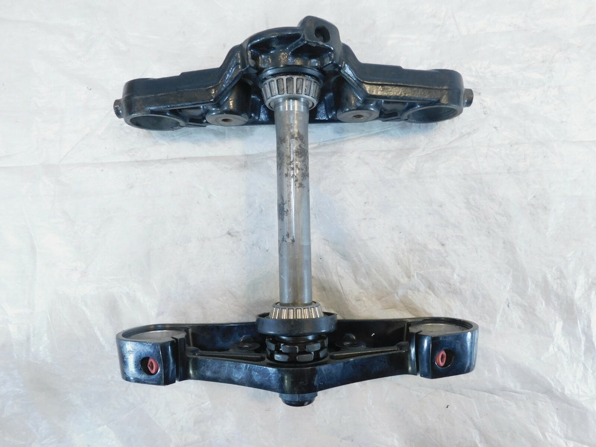 2006 Kawasaki Vulcan 900 Classic LT Front Upper/Lower Triple Tree Steering Stem - C3 Cycle