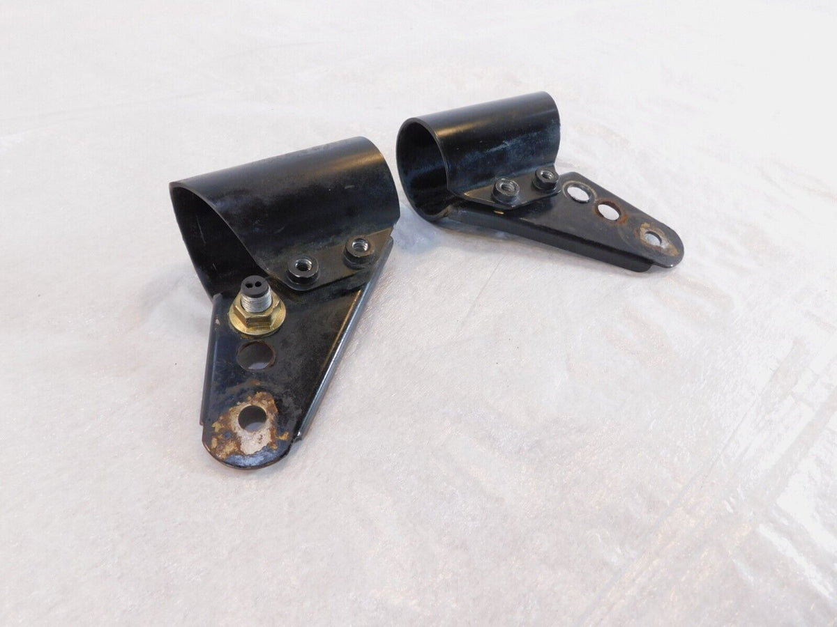1997-2001 Buell M2 Cyclone Headlamp Headlight Left & Right Mount Bracket Clamps - C3 Cycle