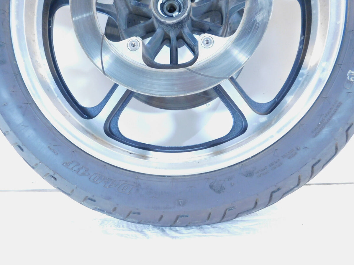 1985 & 1986 Honda VT1100C Shadow 1100 Cast 5 Spoke Front Wheel Rim Tire & Rotors - C3 Cycle