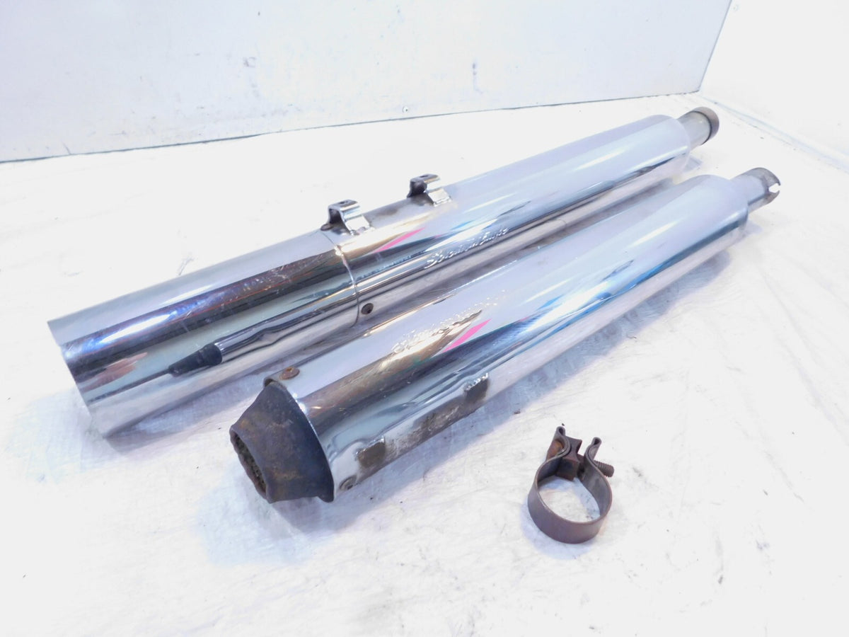 Harley Electra Glide & Road King Screamin Eagle Slip on Exhaust Pipe Mufflers - C3 Cycle