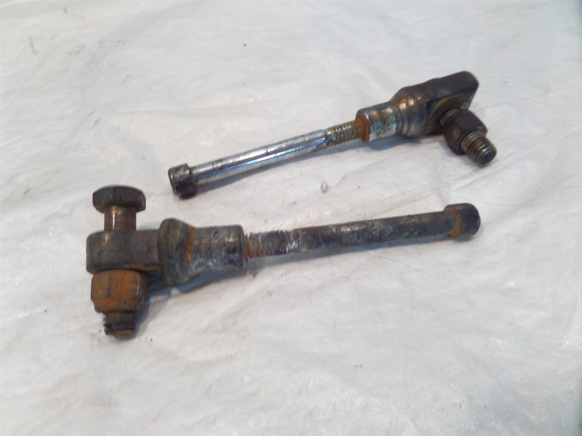 Harley Davidson Dyna Sportster or Softail Left & Right Metal Footpeg Footrests - C3 Cycle