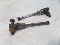 Harley Davidson Dyna Sportster or Softail Left & Right Metal Footpeg Footrests - C3 Cycle