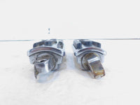 Harley Touring FXR Dyna Sportster & Softail Chrome & Rubber Footpegs Footrests