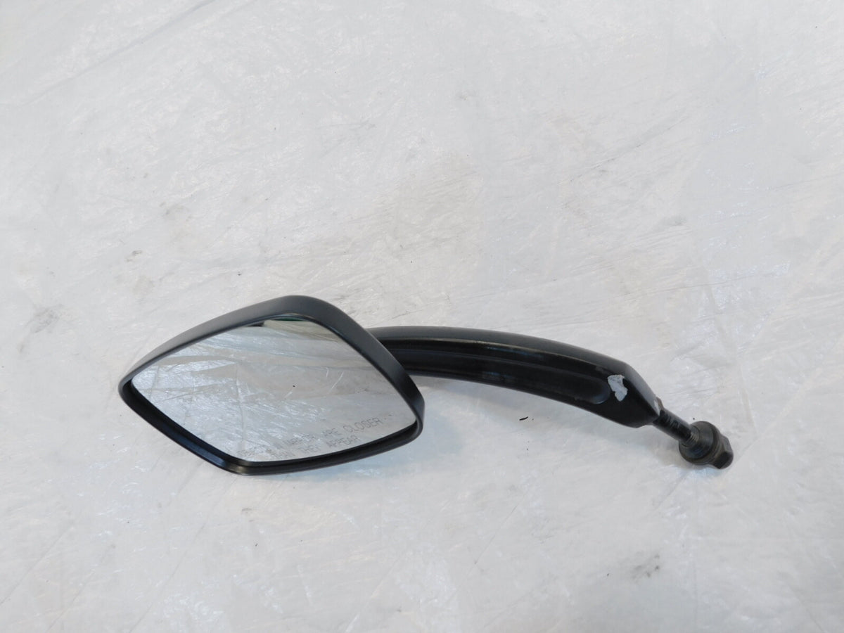 Harley Davidson FXR & Softail & Dyna & Sportster Left Black Rear View Mirror - C3 Cycle