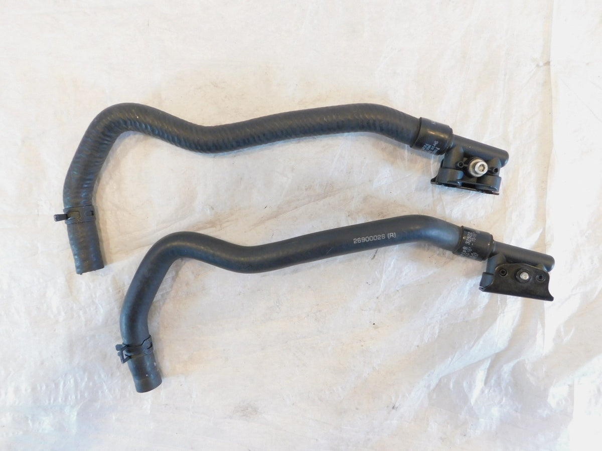 2 Harley Davidson Tri & Electra Glide Engine Coolant Radiator Hose Pipe Lines - C3 Cycle