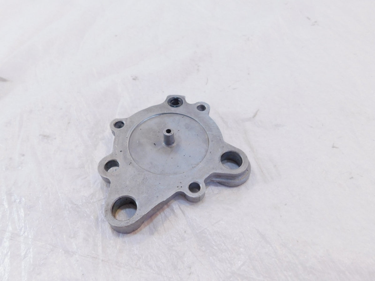 1983 83 Yamaha XJ750J Maxim 750 Silver Engine Motor Crankcase Cover Oil Pump Cap - C3 Cycle