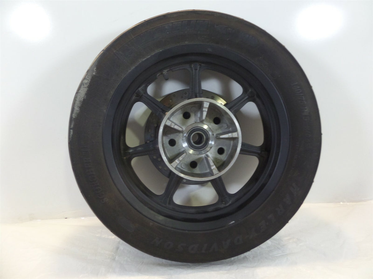 2015-2018 Harley Davidson Street XG500 500 Black Rear Wheel Rim Tire - C3 Cycle