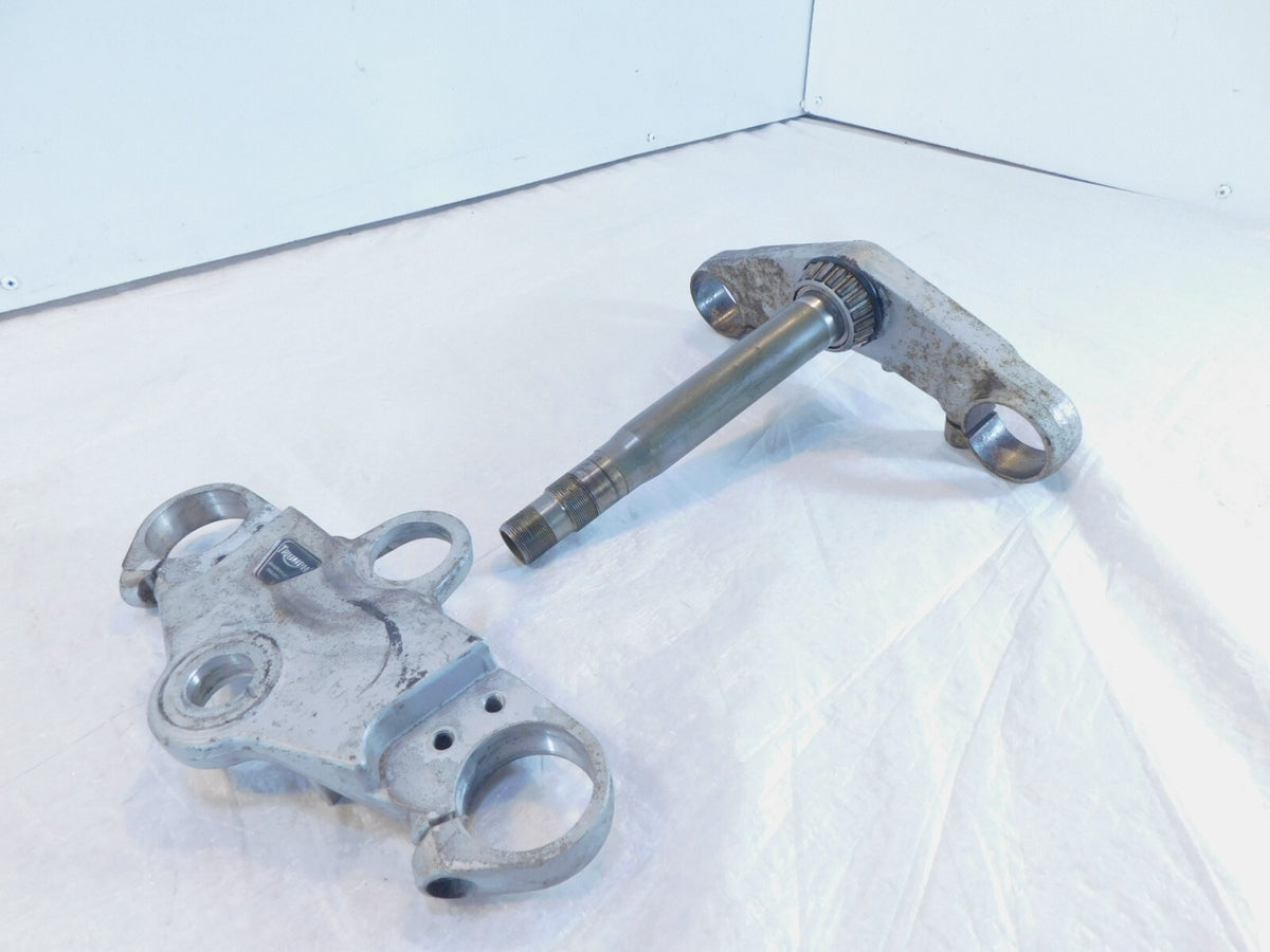 99-04 Triumph Sprint 955 ST RS Front Fork Steering Stem Upper/Lower Triple Trees - C3 Cycle