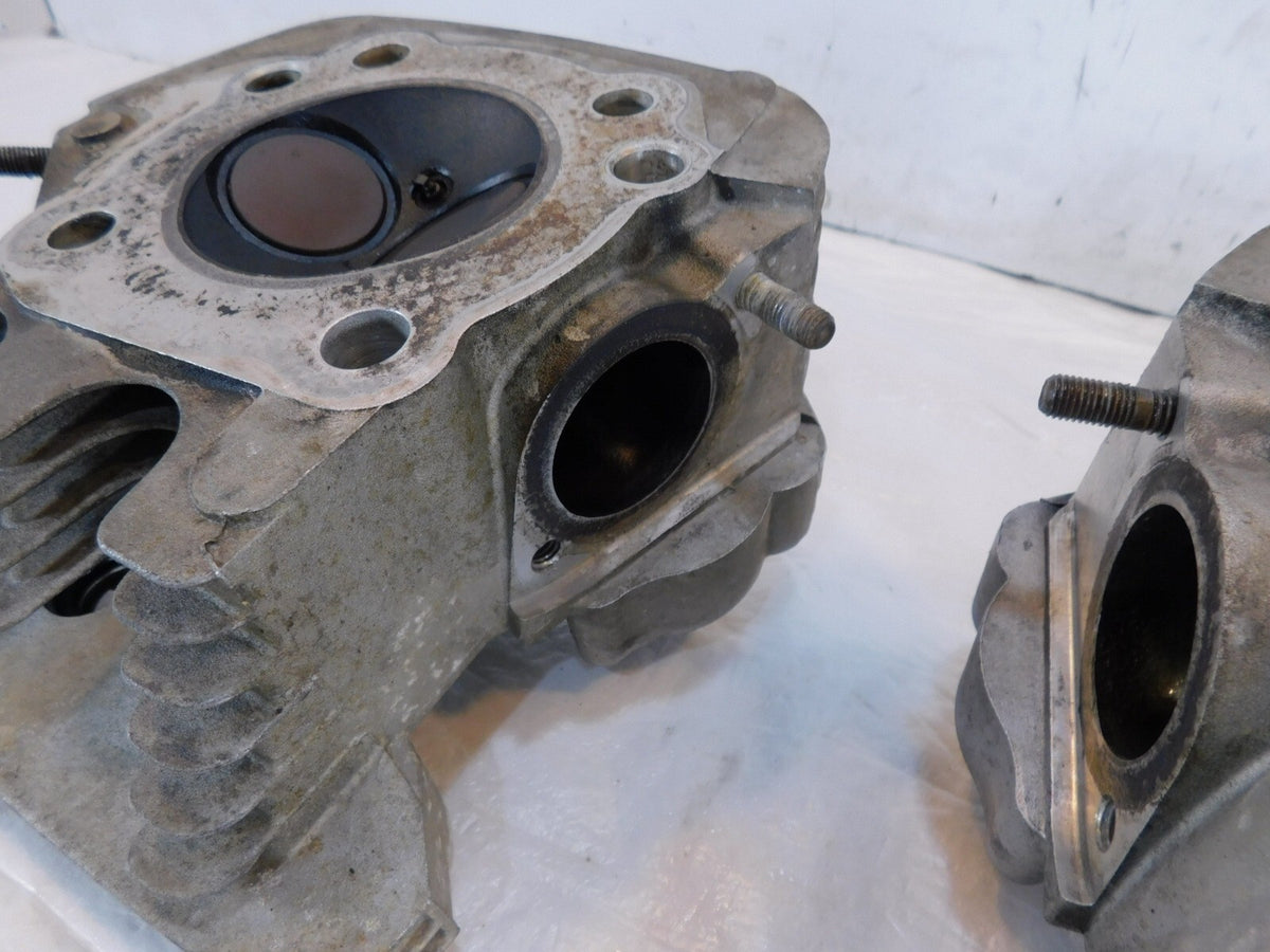 Harley Davidson Sportster 883 Hugger & Custom Silver Cylinder Heads w/ Valves - C3 Cycle