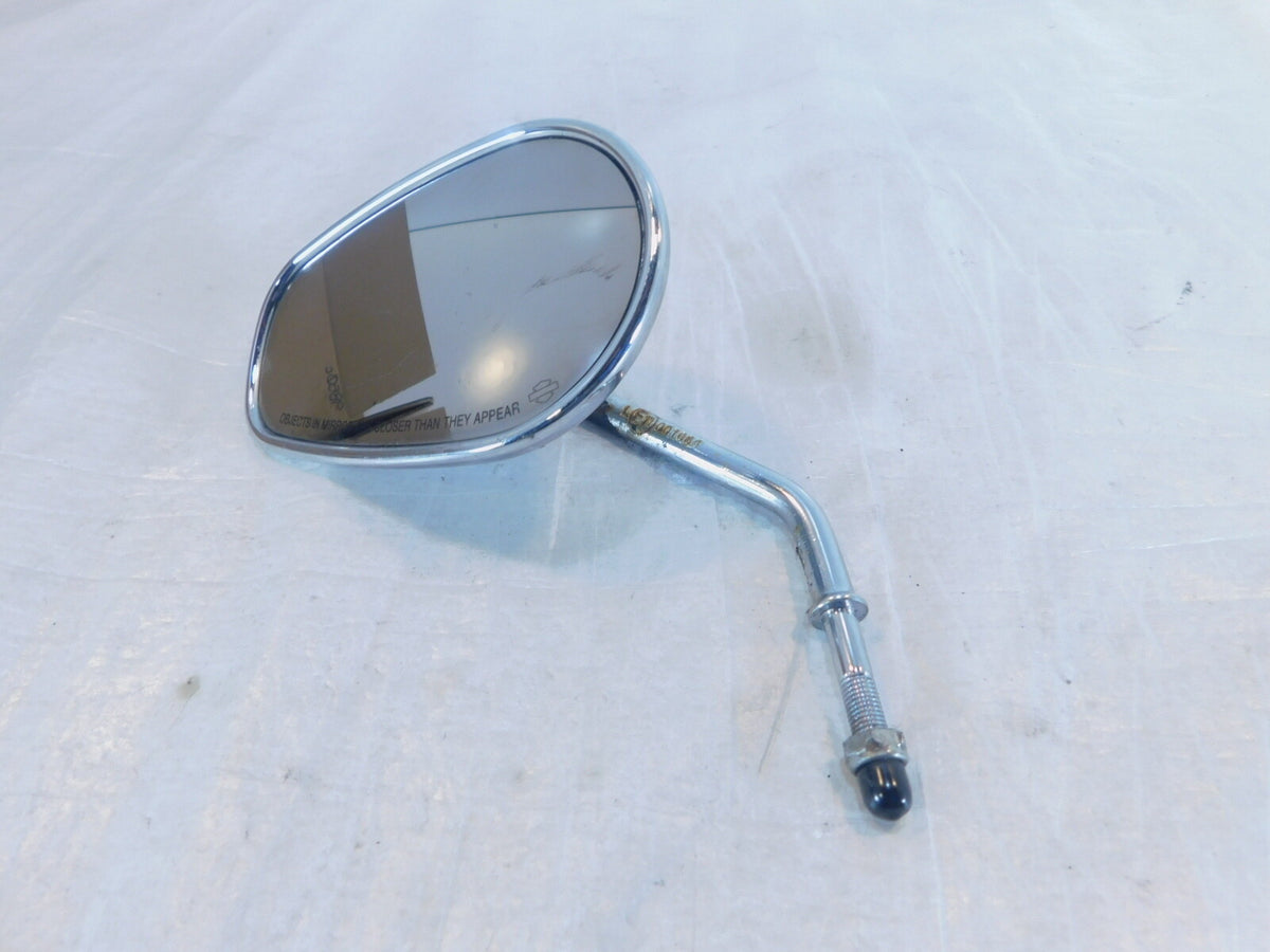 Harley Davidson FXR & Softail & Dyna & Sportster Left Chrome Rear View Mirror - C3 Cycle