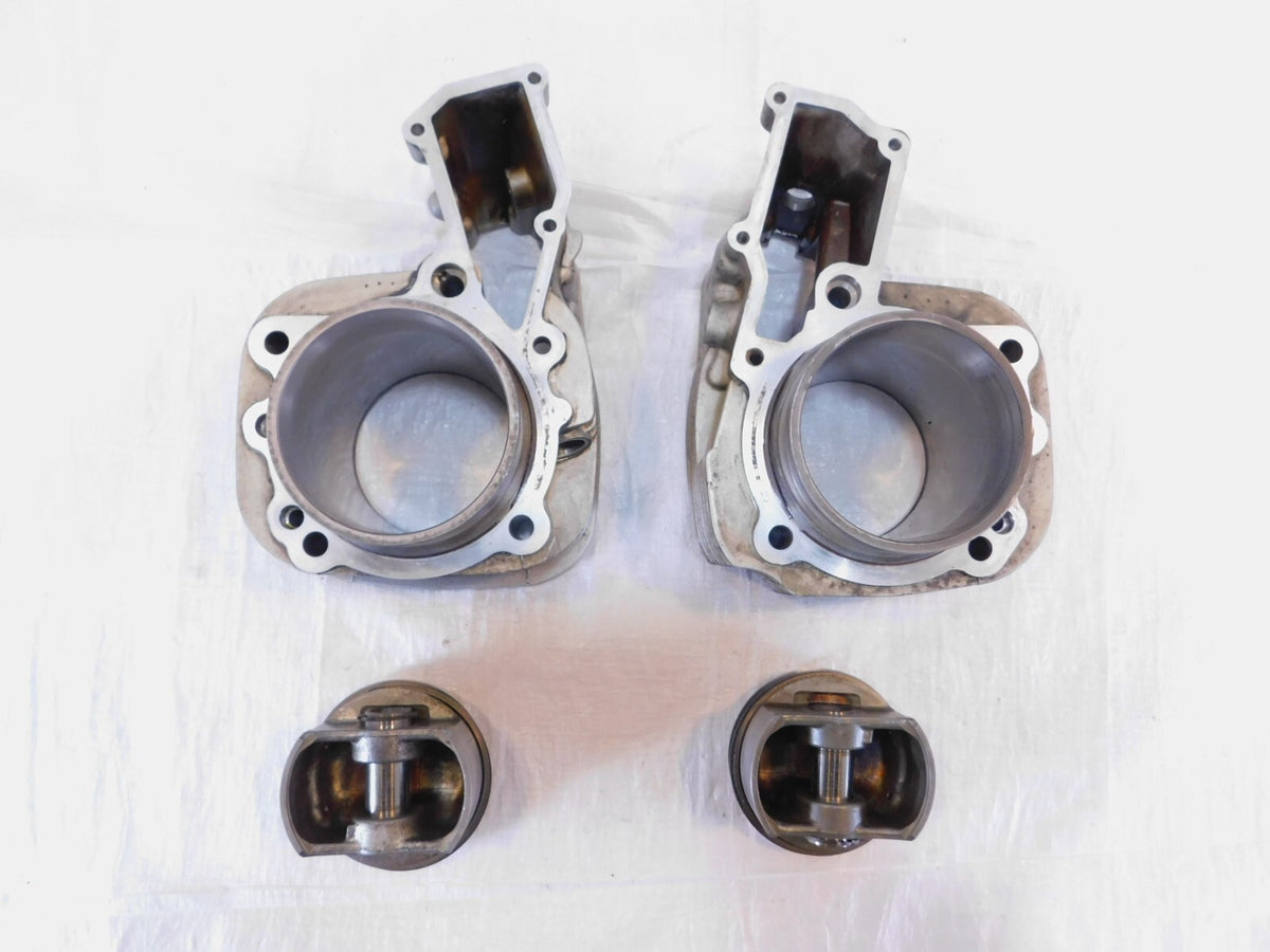 1996 & 1997 BMW R850 R850R Silver Left/Right Cylinder Barrel Jugs & Pistons - C3 Cycle