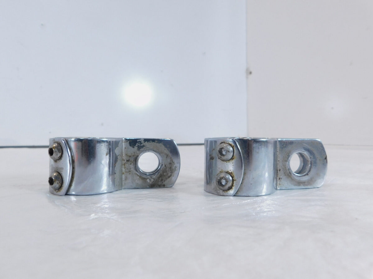 Harley Electra Glide & Road King Highway Footrest Footpeg Mount Clamp Brackets - C3 Cycle