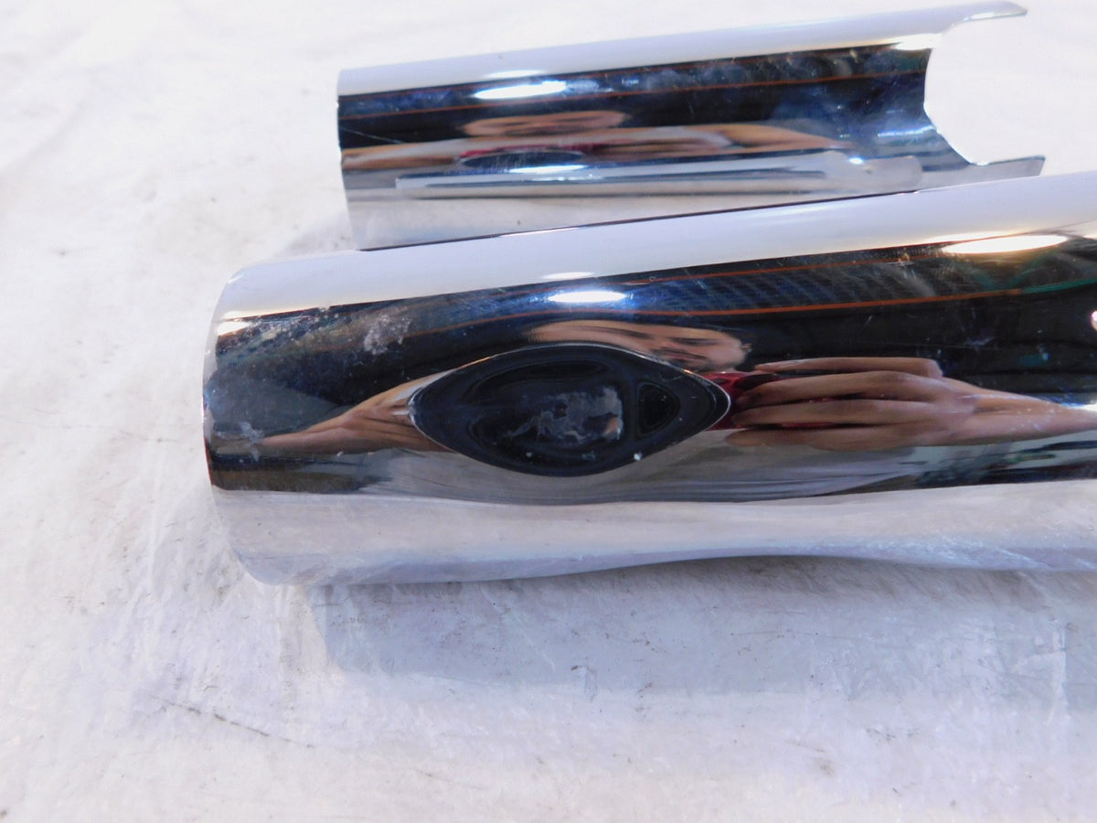 Kawasaki Vulcan VN1500 1500 Classic 800 Upper Front Fork Steering Stem Covers - C3 Cycle