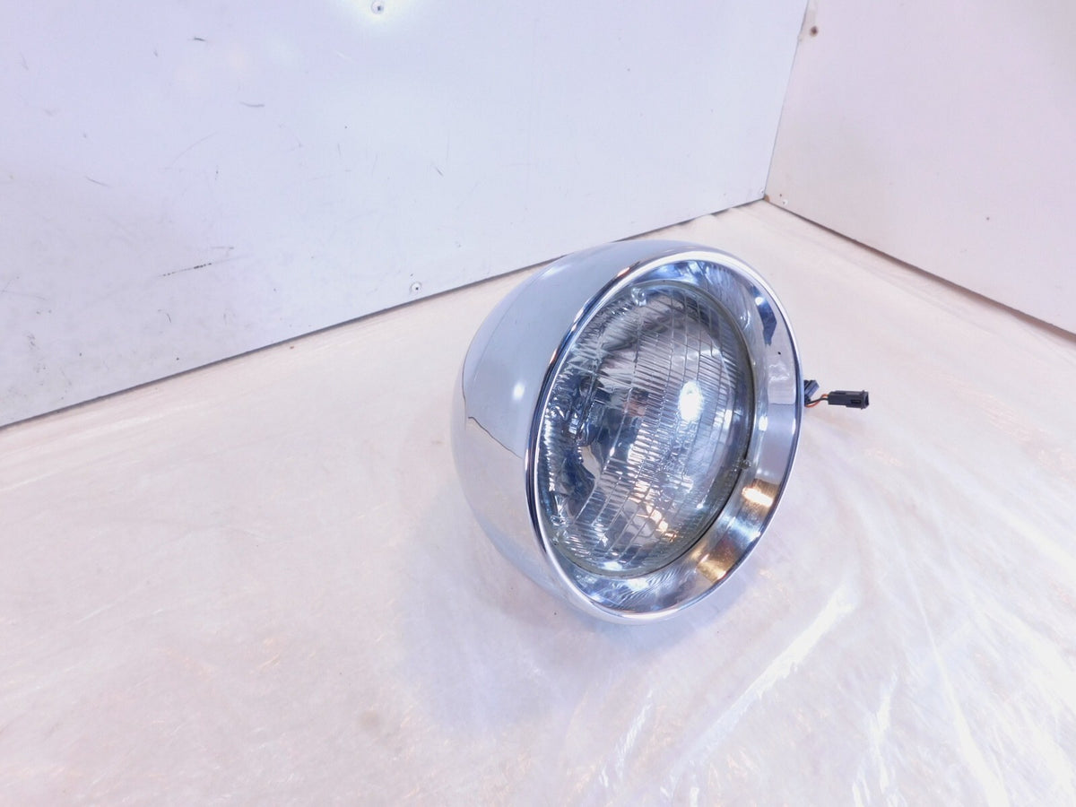 Harley Davidson Softail Heritage Classic & Fat Boy Chrome Headlight Headlamp - C3 Cycle