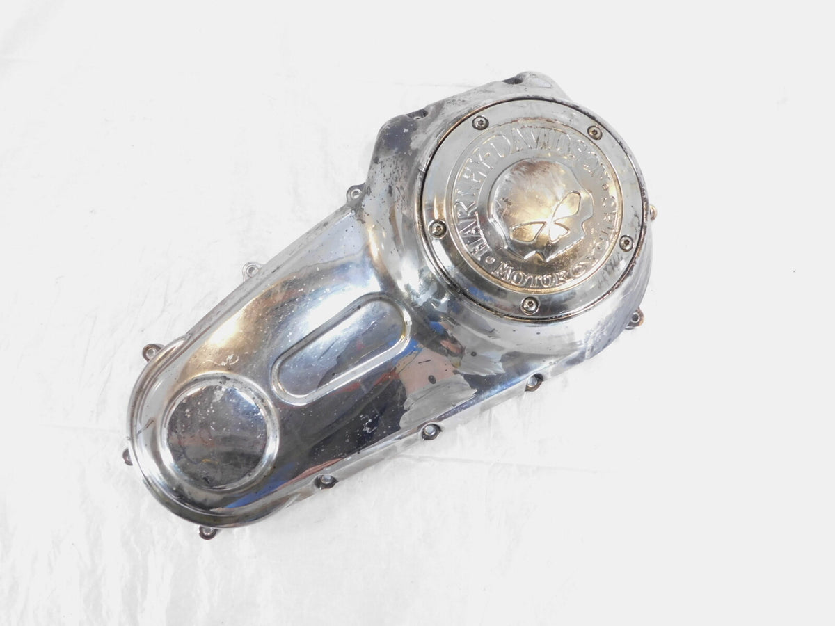 Harley Davidson Softail Willie G. Skull Chrome Left Engine Motor Primary Cover - C3 Cycle