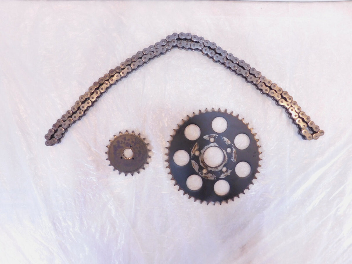 Set Harley Davidson Sportster 883 1000 1100 & 1200 Chain Drive Gear Sprockets