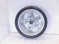 2000-2006 BMW R1150R R1150RS R1150RT Silver Front Wheel Rim & Tire 3.5x17"  Bent - C3 Cycle