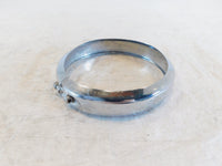 Harley Touring Electra Glide & Softail Passing Fog Light Lamp Chrome Trim Ring - C3 Cycle