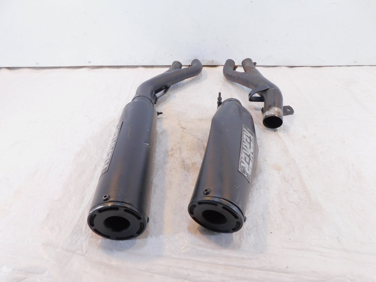 1985-07 Yamaha V-Max VMX12 VMX1200 Slip on Exhaust Mufflers & Header Pipe Parts - C3 Cycle