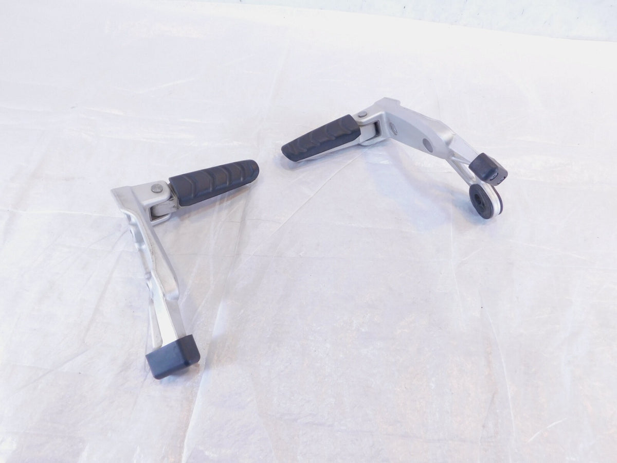 2005-2010 BMW R1200R R1200ST Rear Footrest Mount Plate Brackets & Foot Pegs - C3 Cycle