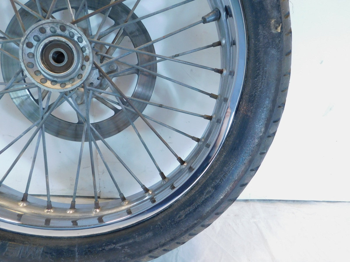 1986-2016 Suzuki Savage 650 LS650 Boulevard S40 Spoked Front Wheel Rim & Rotor - C3 Cycle