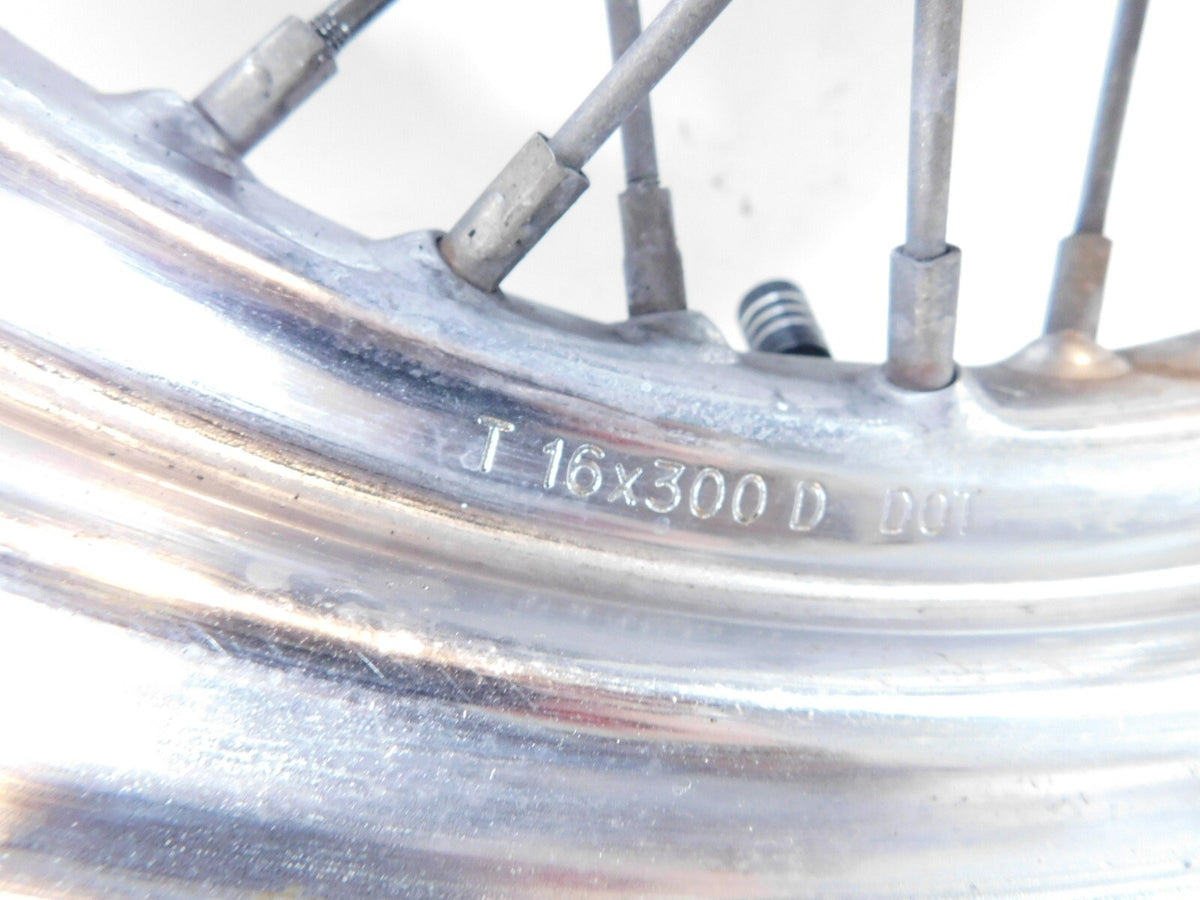 Harley Davidson Softail Heritage Classic Spoked Front Wheel Rim w/ Tire -Bent - C3 Cycle
