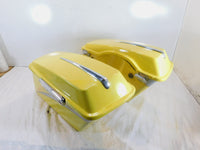 Harley Right Left Road King Street & Electra Glide CVO Sunrise Yellow Saddlebags - C3 Cycle