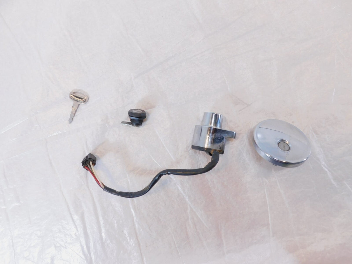 1999-2004 Kawasaki VN1500 Vulcan 1500 Classic Lock Set Ignition Switch Cap & Key - C3 Cycle