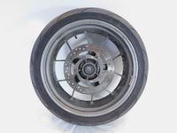 2007 2008 2009 Aprilia Shiver 750 SL750 Gray Rear Wheel Rim & Brake Rotor - C3 Cycle