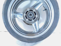 2002 2003 2004 2005 Kawasaki ZZR1200 ZX1200C Chrome Rear Wheel Rim - 17" & Rotor - C3 Cycle