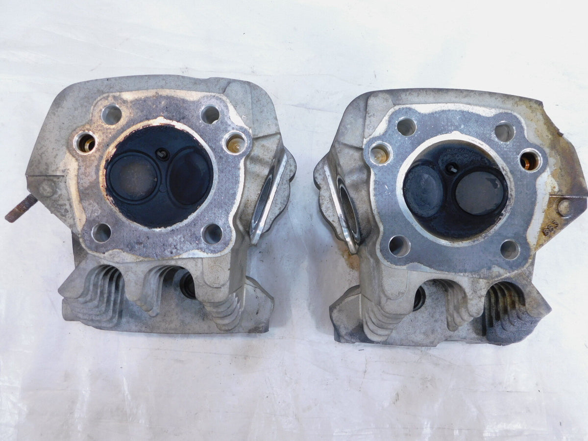 Harley Davidson Sportster 883 Cylinder Heads w/ Valves 16662-86B & 16663-86B - C3 Cycle
