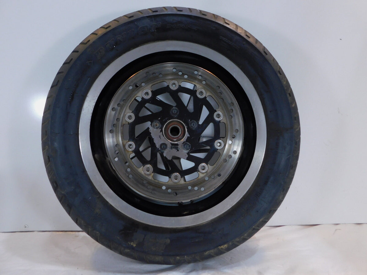 2000 00 Victory Standard V92 Cruiser Cast 5-Spoke Front Wheel Rim & Brake Rotor - C3 Cycle