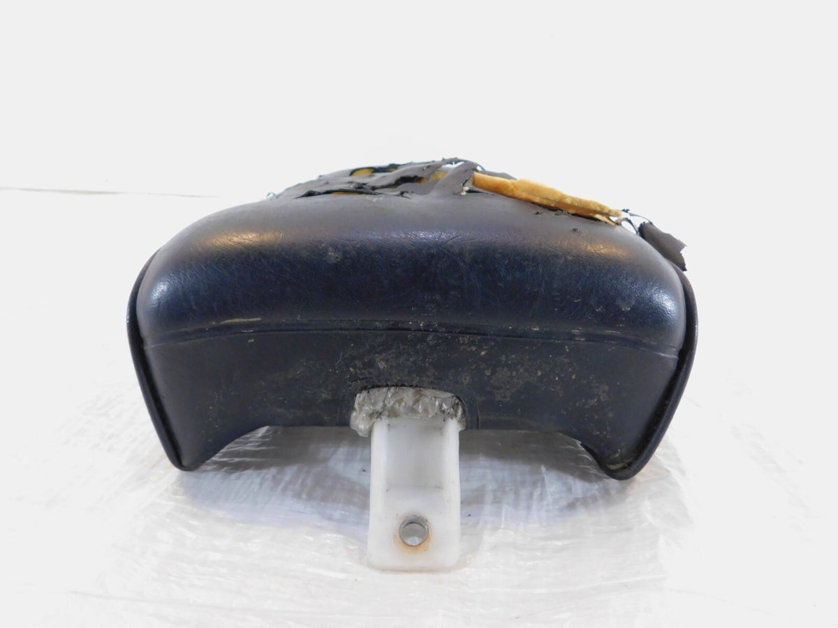 1986-2001 Suzuki Savage 650 LS650 Black Rear Back Passenger Pillion Seat - Torn - C3 Cycle