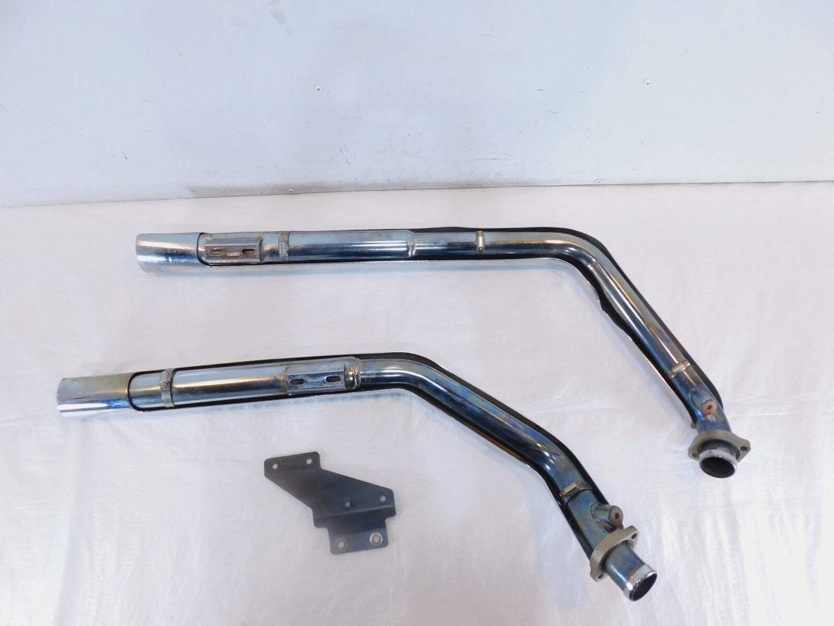Harley Softail Heritage Classic Vance & Hines Exhaust Pipe System w/ Bracket - C3 Cycle