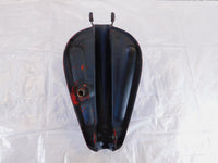 93-94 Harley Davidson Sportster 883 & 1200 Yellow Fuel Gas Tank Assembly - DENT - C3 Cycle