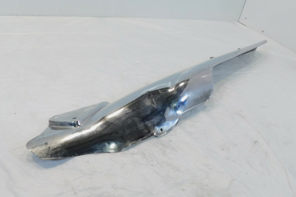1997-2009 BMW K1200LT 1200 LT Chrome Exhaust Header Cover Heat Shield - Damage - C3 Cycle