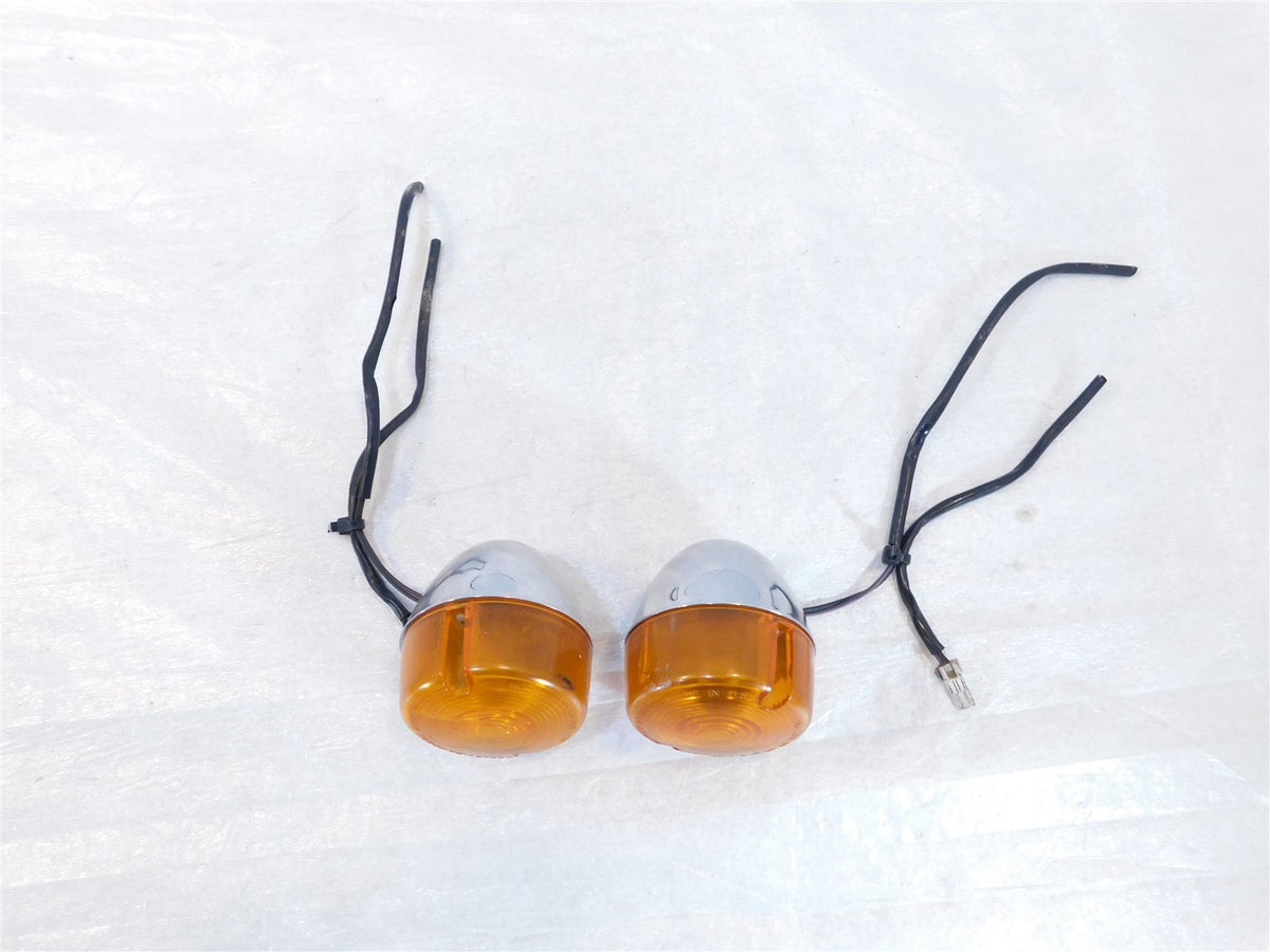 Harley Davidson Sportster Dyna & Softail Chrome Rear Turn Signal Indicators - C3 Cycle