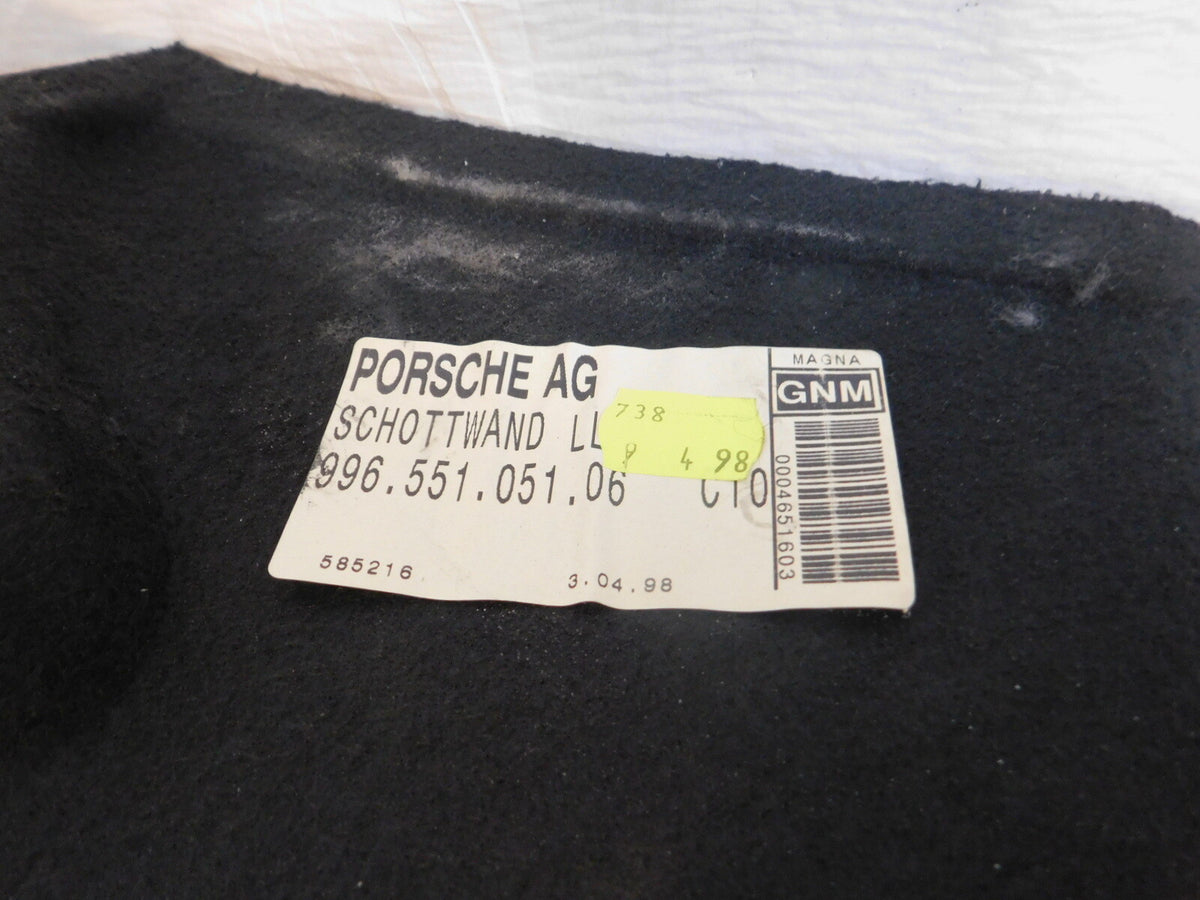 Porsche Carrera 911 966 Boxster Front Luggage Storage Box Trim Trim Carpet Liner - C3 Cycle