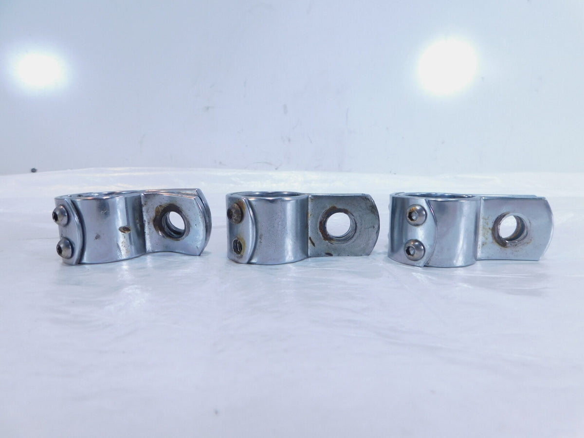 Harley Electra Glide & Road King Highway Footrest Footpeg Mount Clamp Brackets - C3 Cycle