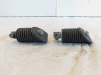 Harley Davidson FXR Dyna Sportster & Softail Black Rubber Footpegs Footrests - C3 Cycle