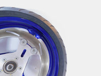 1999 99 Buell X1 Lighting Limited Edition Blue Cast Front Wheel Rim & Tire - C3 Cycle