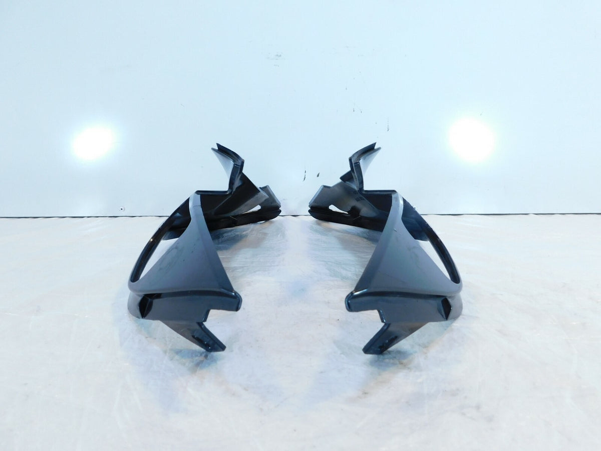 2008 08 Victory Vision Left/Right Black Hand Rail & Saddlebag Cover Fairing Trim - C3 Cycle