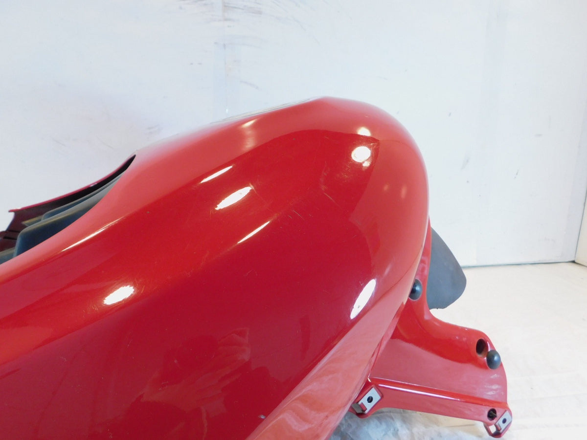 97-00 BMW F650 Funduro F650ST Gas Petrol Fuel Tank Reservoir Cell & Red Cover - C3 Cycle